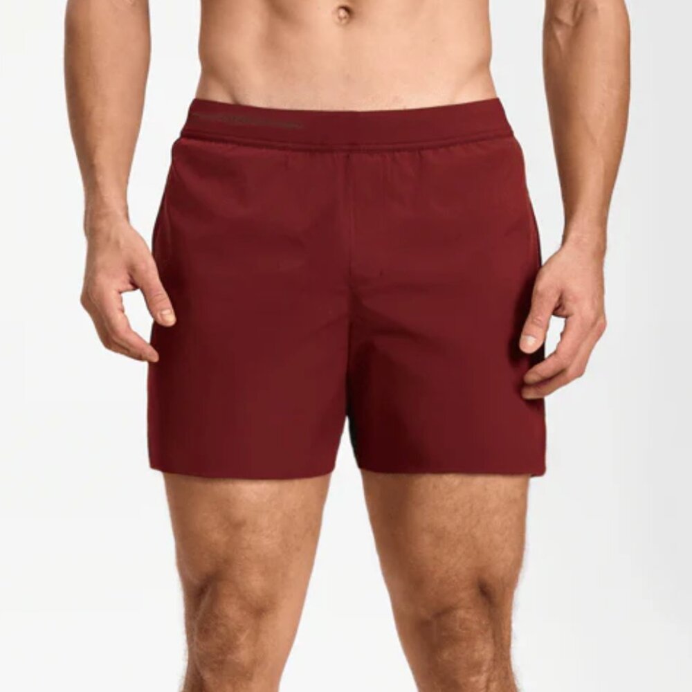 NWT Centric Burgundy Maroon Red "Hi-Flex" 5 Inch Shorts sz S